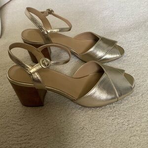 New Talbots metallic gold